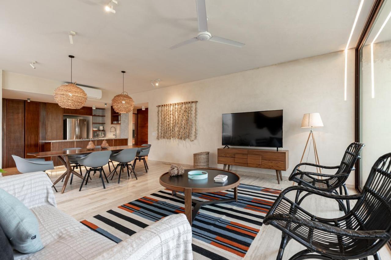 308-303 Beautiful Apartments With 3 Bedrooms Тулум Экстерьер фото